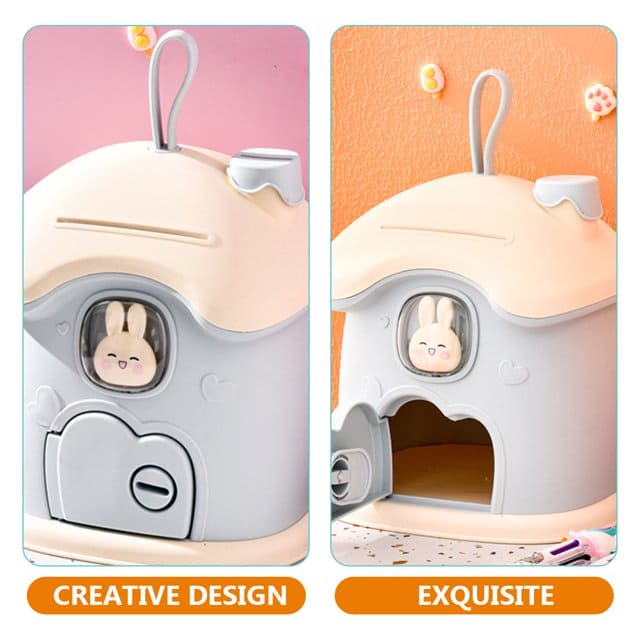 Mushroom Money Banking Toy, Kid Money Saving Box, Banks Coin Box With Lock Key, Multipurpose Treasure Chest Box, Children Lockable Coin Box, Paper Note And Coin Saving Box Mushroom Money Banking Toy, Kid Money Saving Box, Banks Coin Box With Lock Key, Multipurpose Treasure Chest Box, Children Lockable Coin Box, Paper Note And Coin Saving Box